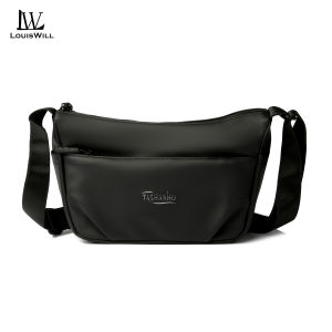 LouisWill Men Women Shoulder Bag Fashion Messenger Bag Waterproof Film Bag Large Capacity Travel Bag Business Bag Phone Bag Cross Body Bag Lightweight Casual Bag Leisure Sport Street Bag