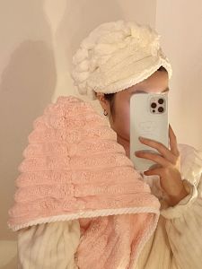 Khăn Quấn Tóc Thấm Nước Nhanh Cho Phụ Nữ Sau Khi Gội Đầu Khăn Quấn Tóc Dài Khăn Vệ Sinh Phòng Tắm Khăn Quấn Tóc