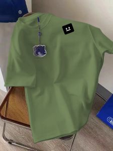 Áo Thun Cotton Nam Tay Ngắn Dáng Rộng Mùa Hè 2025 Phong Cách Mỹ Thời Trang Thường Ngày in Họa Tiết 3D Thoáng Khí Thoải Mái