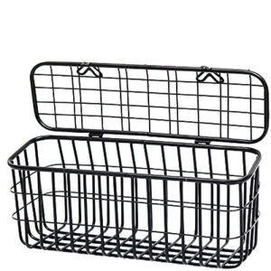 Electric Tricycle Basket Large Size Covered Storage Basket for Elderly People Battery Carriage Rear Storage Basket