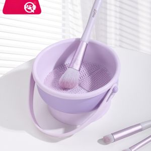 MSQ | Makeup Brush Cleaning Bowl Wash & Dry Silicone Cleaning Tool