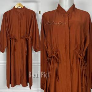 Eurigo - Yenara Tunik Wanita Kasual / Long Tunik Muslim Wanita Busui / 615-7806