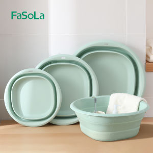 Portable Folding Face Washing Basin Travel Compression Large Size Laundry Bucket Home Use Student Dormitory Cleaning Tool
