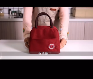 LiviHouse.Ph Insulation HOT-COLD Lunch Bag Canvas Bags Fresh Handbag Thickened aluminum film