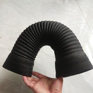 Customized Air Filter Intake Tube Steel Wire Pipe Corrugated Rubber Hose Car Restoration Air Tubes High Temperature Resistant Water Pipe Big and Small Head