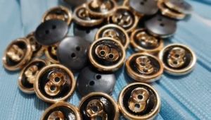 kancing baju mata emas hitam 11 mm/ 13 mm /15 mm isi 100 pcs