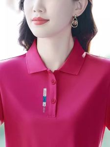 HUAXUNRAN | Áo Thun T Tay Hè Giảm Béo Chống Lão Hóa cho Phụ Nữ Trung Niên