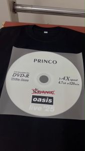 เสื้อยืด CD Oasis UK Tour 2025 Parody (Cotton 100%)