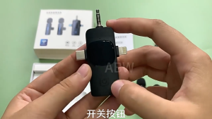 K15 Wireless Microphone Professional Cordless USB Light-Weight Portable Wireless Recording Microphone