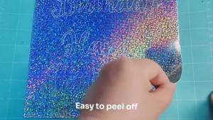 20 Tờ Giấy Bìa Cứng Holographic 8.5x11 250gsm Kim Tuyến Lấp Lánh Óng Ánh Hiệu Ứng Gương Dùng Cho Làm Thủ Công Scrapbook