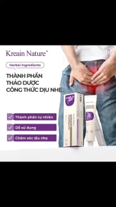 Gel Bôi Trĩ KREAIN NATURE – Gel Thảo Dược KREAIN Giảm Đau Dịu Nhẹ Làm Mát Và Lành Da Bằng Thảo Mộc