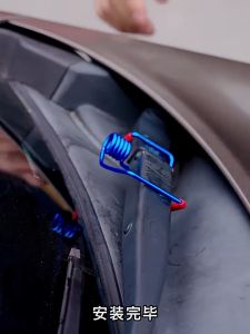 2PCS Universal Car Wiper Spring Booster Practical Spring Booster for Wipers Strong Arm Accessories Blade Muted Tension Spring Car Wiper Booster Spring Intelligent Wiper Arms Alloy Rubber Windscreen Wipers Spring Auto Replaceable Parts Tools
