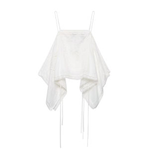 Guobioziy 2026 Womens Camisole Top Summer Boho Beach Vacation Hollow‑Out Lace Spaghetti Strap Casual Blouse
