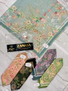MEYKA SCARVES- (ISI 3PCS) HIJAB SEGI EMPAT VOAL DIGITAL PRINTING MOTIF PREMIUM RANDOM
