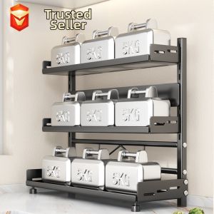 Multilayer Large Capacity Spice Bottle Organizer