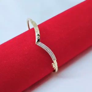 Gelang Tangan Bangle Wanita: Aksesoris Fashion Tahan Lama Anti Karat Cocok Untuk Harian G5-1E
