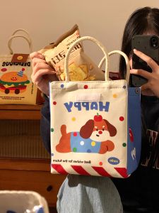 XINDONGXINGQIU | Cute Insulated Lunch Bag for Students and Office Workers Thickened Foil