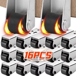 16/1 cái đồ nội thất Caster Directional Con lăn yên tĩnh Mini trơn trượt bánh xe cửa cho nền tảng bảng tủ dưới công cụ di chuyển