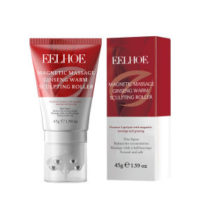 Eelhoe Body Slimming Cream Weight Loss Shaping Firming Anti Cellulite Tighten Belly Massage Ginseng Sculpting Roller Fat Cream Hyaluronic Acid Ginseng Slimming Cream Fat Slimming Cream Reduces Fat Accumulation Health Care Cream