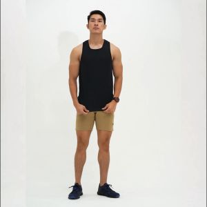 Flexzone Tanktop Stretch Rib FSS-052 Supercool Gym Running