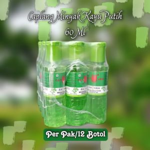 Caplang minyak Kayu Putih 60 ML isi 12 Botol/Per pack