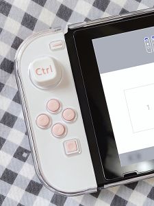 Nintendo Switch Oled Handheld Game Console Electroplated Key Modification ABXY Directional Keys LR Shoulder Buttons