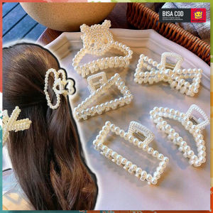 Jepit Rambut Mutiara Korea: Jepitan Mewah Fashion Wanita Dewasa & Anak Perempuan