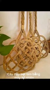 Cây đập bụi bằng mây cây đánh bay bụi bẩn trên nệm gối chăn dày- Cây mây trang trí