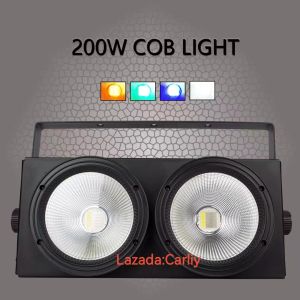 2X100W 2 Mata COB Light DMX Stage Lighting 200W Cold / Warm White 2 - In - 1 COB Lighting