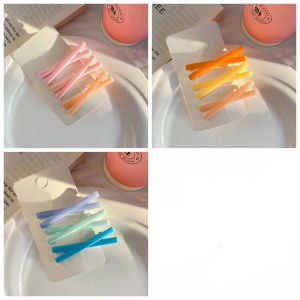 Three Pack Jelly Color Hair Clips Cute Side Bun Hair Accessories Bangs Duckbill Hair Grips Popular Hair Styling Tools