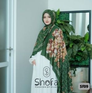 Hijab segi 4 voal motif premium terbaru 2023