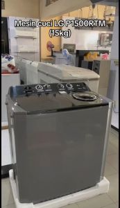 Mesin Cuci Dua Tabung LG 15 Kg P1500RTM