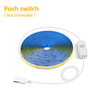 Super Bright USB DC 5V COB LED Strip Light 320leds/m with Hand Scan / Dimmable Touch Sensor Switch/ Push Switch 1m 2m 3m 4m 5m