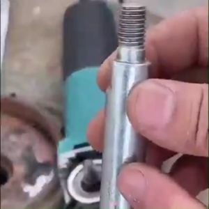 Bộ 3 Món Phụ Kiện Máy Mài Góc Gồm Thanh Nối Dài Trục Nối Với Đai Ốc Chuyển Đổi M10 Dùng Để Mở Rộng Góc Mài Và Đánh Bóng