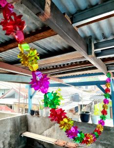 Lampion Rainbow Hiasan Pesta Dekorasi Aksesoris Party Hiasan Slinger Dekorasi Garlan Rainbow