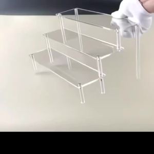 Bộ Giá Đỡ Trưng Bày Acrylic Đa Năng Dành Cho Trang Sức Và Đồ Sưu Tầm Giá Đỡ Bậc Thang Để Bàn Bao Bì Nhựa Đựng Trang Sức