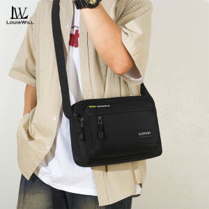 LouisWill Mens Bag Fashion Shoulder Bag Large Capacity Messenger Bag Crossbody Bag Outdoor Sports Bag Leisure Bag Waterproof Portable Shoulder Bag Anti-Scratch Bag Sling Bag