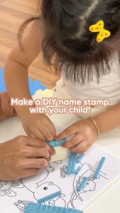 Shachihata DIY Name Stamp & Ink Set | Alphabet / Number / Symbol / lcon | Multi-Surface | Personalised & Refillable