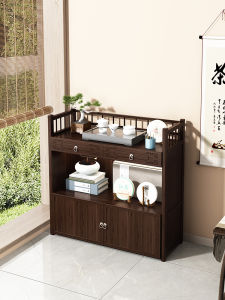 QIMUDAO | Modern Chinese Style Tea Set Display Cabinet