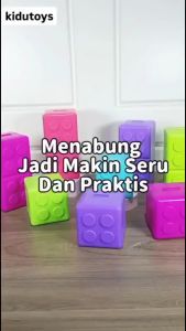 Technoplast Celengan Coin Bank Big Block Brick Kidu Baby