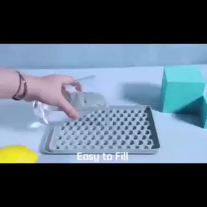 Mini Ice Cube Tray 104 Holes Round Ice Ball Mold Tiny Crushed for Chilling Bar Cocktail Whiskey Drink Coffee Juice Kitchen Tool