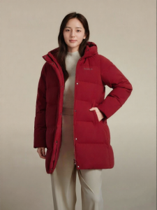 BOSIDENG | Hooded Long Down Jacket Thermal Insulation