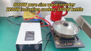 5000W 6000W 8000W Pure Sine Wave Inverter DC 12V 24V To AC 220V Off Grid Inverter Portable Converter Solar Car Inverter Transformer 
