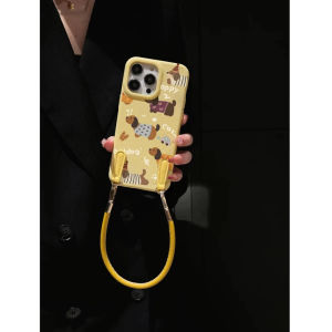 Apple 16 Phone Case Autumn Winter New Style Sausage Dog 15Plus High End Feeling 14Pro Womens Cute 13pm Hand Cord Bracelet 12 Anti Fall 11 Soft Shell Lv