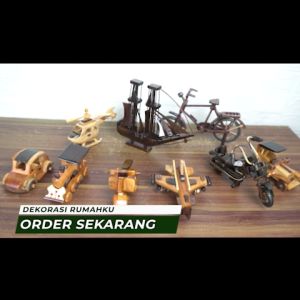 Central Kerajinan Miniatur Kayu Kerajinan Jogja Miniatur Sepeda Onthel Kayu Vespa Mobil Kereta Pesawat