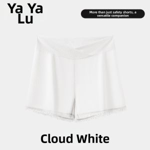 Pregnant-Safe Anti-See-through Ice Silk Lightweight Panty Shorts