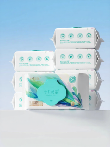 SHI YUE JIE JING | Khăn Ướt Dành Cho Bé và Bà Bầu Chứa Probiotic