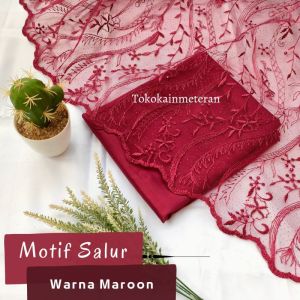 Kain Tile Akar Bordir Mutiara