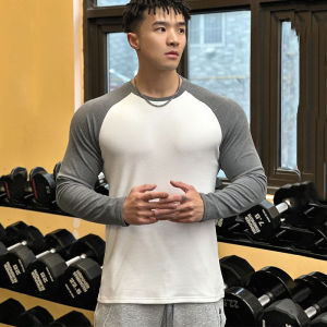 Mens Thermal Long Sleeve Compression Shirt High Elasticity