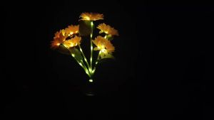 LED Solar Sunflower Garden Light Simulated Flower Lamp Outdoor Lawn Path Landscape Decor for Yard Patio Garden Decoration